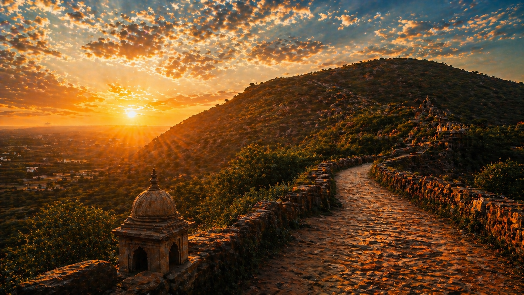 Govardhan Sunset